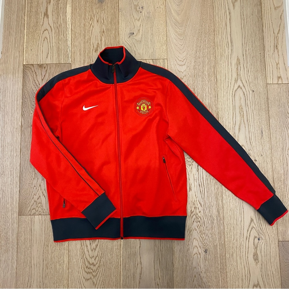 Nike Manchester United Red Track Jacket